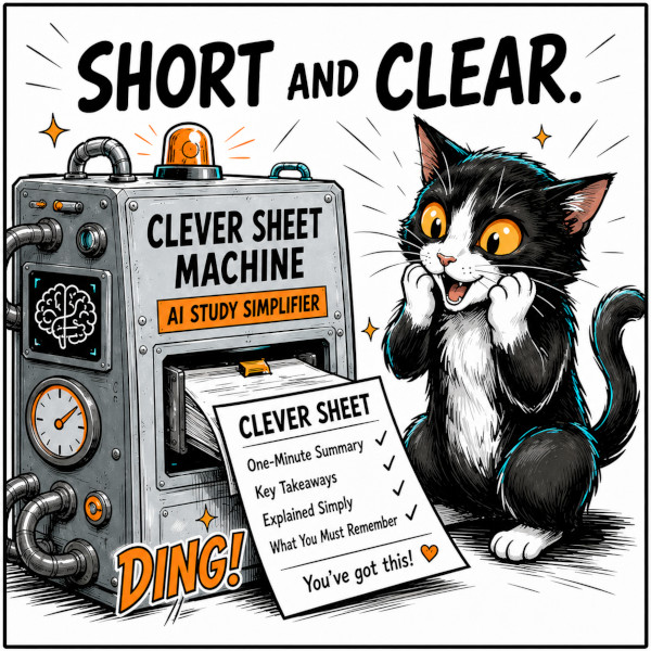 Short and clear output from Clever Sheet Machine